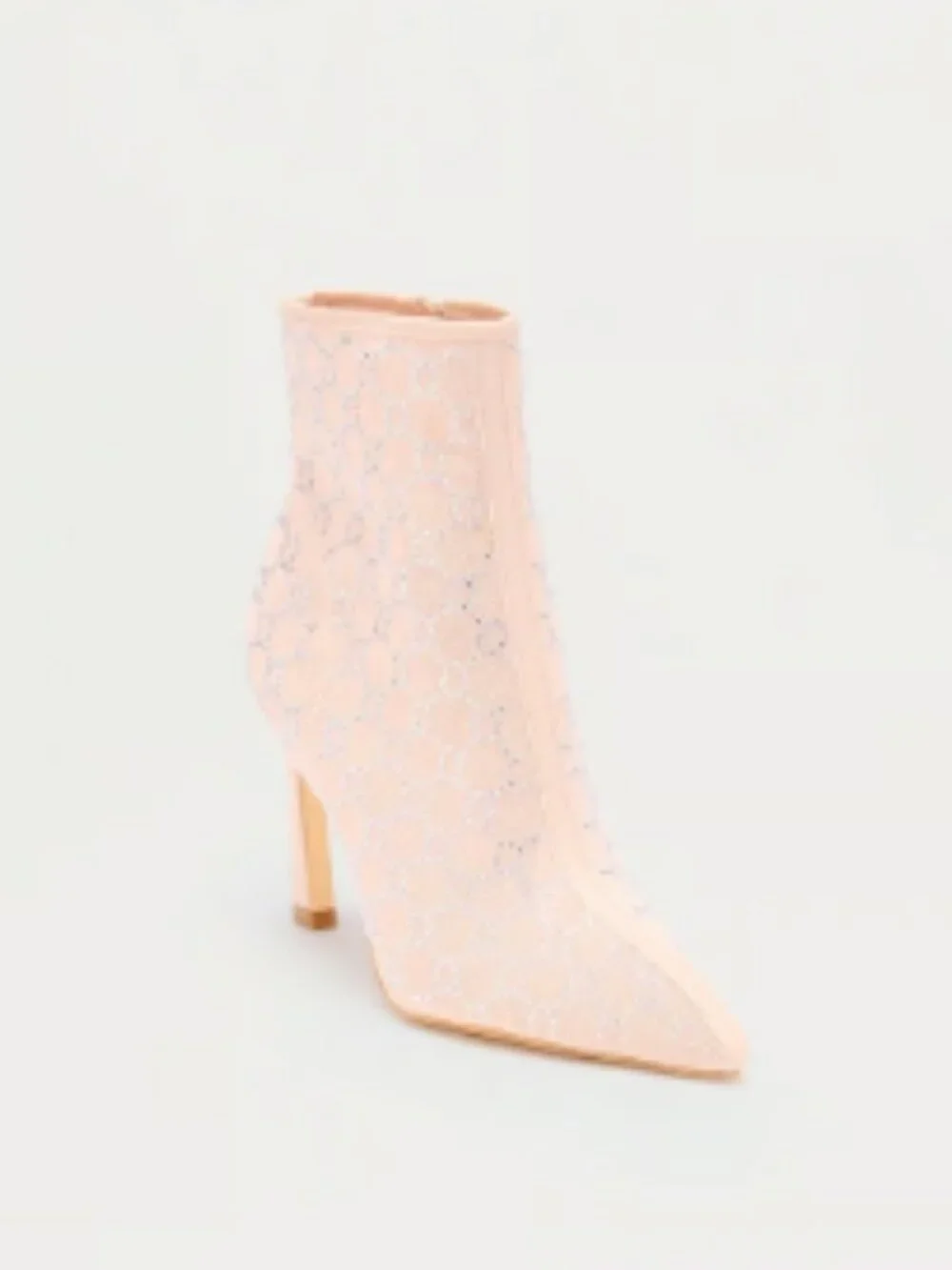 Avenley Rhinestone Mesh Booties - Picture 5 of 5